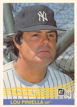 1984 Donruss #274 Lou Piniella New York Yankees ⚾ - £0.66 GBP