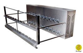 Brazilian BBQ Charcoal Grill - 19 Skewers - Rotisserie System Professional Grade - $3,970.00