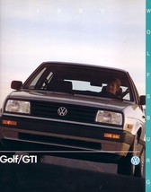 1990 Volkswagen GOLF/GTI Wolfsburg Edition Brochure Catalog Folder Us Vw - £7.83 GBP