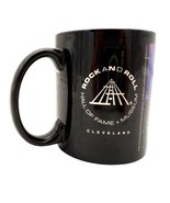 Rock And Roll Hall Of Fame Museum Cleveland Black Coffee Mug - $17.60 CAD