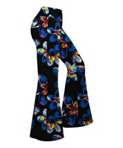 UDEAR Blue &amp; Black Floral Flare Pants (XL) - $20.07