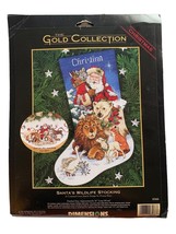 Dimensions Gold Santas Wildlife Stocking Counted Cross Stitch Kit Xmas 8566 NEW - £79.87 GBP