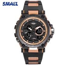 SMAEL 2022 Men Watches Military Sports Watch Men Waterproof Silicone Army Watch  - £31.33 GBP