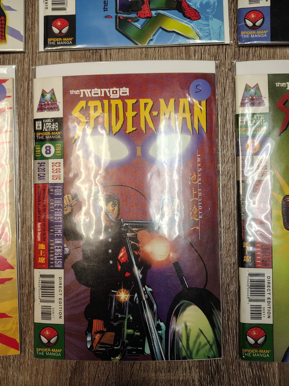 SPIDER-MAN: The MANGA (Marvel Imports) Lot of 11 issues(3-6, 8-12, 24, 25) Item image 9