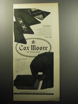 1957 Cox Moore Socks and Sweaters Advertisement - The warmth of olive green - £14.59 GBP