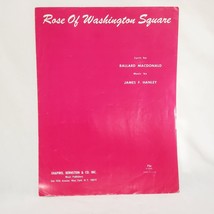 Rose of Washington Square Sheet Music Ballard MacDonald 1946 James F Hanley - £12.24 GBP