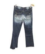 Southpole Jeans Women Boot Cut Blue Denim Embroidered Logo Spellout Y2K ... - $470.24 MXN