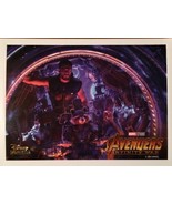 *Avengers Infinity War Lithograph Disney Movie Club Certificate Authenti... - €4,32 EUR