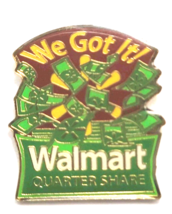 Walmart We Got It Quarter Share Employee Pin Money Cash Pile Incentive A... - $223.01 MXN