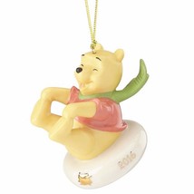 Lenox Disney Winnie The Pooh Ornament Tube Sledding Fun With Pooh 2016 NEW - $27.00