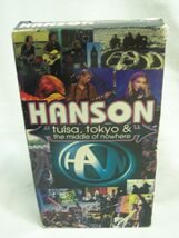 VINTAGE 1997 HANSON Tulsa, Tokyo &amp; The Middle of Nowhere MUSIC TOUR VHS ... - $14.85