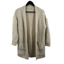 Kimchi Blue Open Front Textured Long Cardigan Sweater Size XS - £13.57 GBP