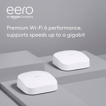 Amazon eero Pro 6 tri-band mesh Wi-Fi 6 system with built-in ZigBee smart home - £308.42 GBP