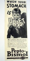 1942 Ad Pepto-Bismol When Your Stomach is Upset Norwich Pharmaceutical - £6.38 GBP