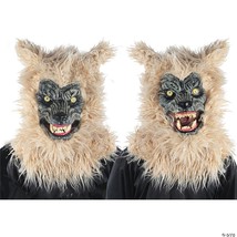 Werewolf Monster Adult Mask Animated Blonde Creepy Scary Halloween MR039178 - £51.83 GBP