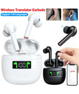 Real Time Language Translator Earphones Bluetooth 5.2 AI Translator Earb... - $32.99