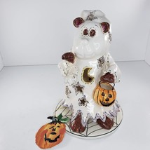 Blue Sky Clayworks Little Bear Ghost Halloween Figurine Base Heather Goldminc 9&quot; - £26.30 GBP