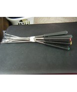 Set of 10 Stainless Steel Fondue Forks - £7.75 GBP