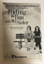 Riding The Bus With My Sister Vintage Tv Guide Print Ad Rosie O’Donnell TPA24 - £4.57 GBP