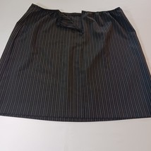 Anna Maxwell Women's Black Skirt With Stripes Plus Size 26W Measured Waist 44 image 2