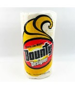 Vintage Bounty Designer Yellow Floral Paper Towel Design Pattern 1980s - $19.99