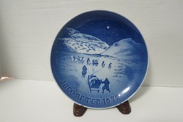Bing & Grondahl Christmas In Greenland Collectors Plate Porcelain 1972 - £11.85 GBP
