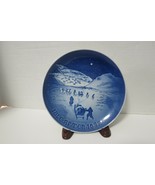 Bing &amp; Grondahl Christmas In Greenland Collectors Plate Porcelain 1972 - £11.72 GBP