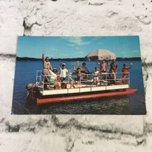 Vintage 1966 Postcard Pontoon Minnesota Land Of 10,000 Lakes Posted With Message - £6.32 GBP