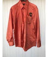 Daniel Ellissa Shirt Men’s Long sleeve Size 16.5 34-35 Orange Color Ship... - €6,77 EUR