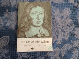 BOOK Blackwell critical bio Life of JOHN MILTON paperback Barbara K Lewa... - $24.74
