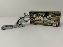 Vintage NOS Metal Nutcracker Squirrel Shape Handheld Original Pkg Taiwan - £14.98 GBP