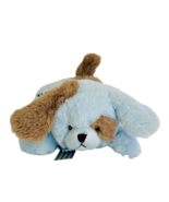 Bearington Baby Collection Plush Blue Puppy Dog 10 Inch Lovey Rattle Sat... - £9.21 GBP