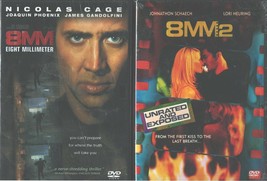 8MM 1&amp;2:Eight Millimeter Sex Underground-Nicolas Cage-Joaquin Phoenix- NEW 2 DVD - £20.96 GBP