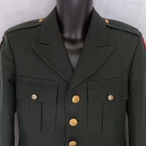 JROTC Army Uniform Jacket 37R DeRossi &amp; Son Cleveland HS 8405-01-330-7402 - £22.39 GBP