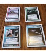 Star Trek CCG The Next Generation TNG Lot Of 40 Original White Border Cards - $282.06 MXN