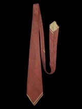 Vintage Edwoods New York Men’s Necktie – Red &amp; White Diamond - $20.70
