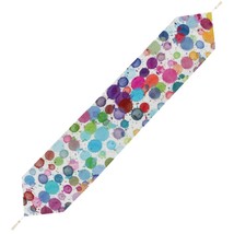 Mondxflaur Colorful Polka Dot Table Runner for Dining Table Dinning Room Decor  - £15.17 GBP+