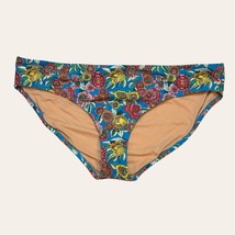 J Crew Blue Bright Floral Bikini Bottom Size XXL New - $24.19