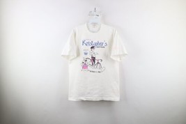 Vintage 80s Mens Large Faded Bud Light Spuds Mackenzie Biathlon T-Shirt USA - £38.88 GBP