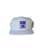 Vintage Trucker Hat Cap White Snapback Youngan Embroidered 90s Y2K Rope - $12.35