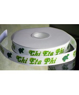 Chi Eta Phi Sorority Text Inspired Grosgrain Ribbon  - $9.90