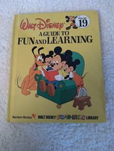 1983 Walt Disney A Guide To Fun And Learning Volume19 Fun To Learn Libra... - $6.79