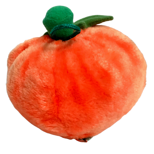 Dakin Vintage Halloween Pumpkin Plush 1982 Orange Jack O Lantern 6" Stuffed Toy Item image 6