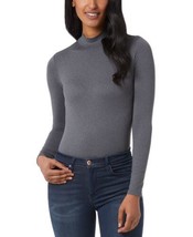 32 DEGREES Womens Mock-Neck Bodysuit, Small, Heather Charcoal - $24.99