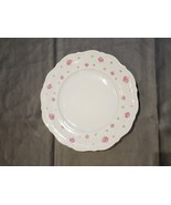 Winterling Bavaria Germany Dinner Plate ~ Pink Roses~Gold Embossed Scrol... - $15.07