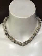Old Genuine Graduated 4-10 mm Hawaiian Puka Shell Necklace 16&quot; Inches - £99.91 GBP