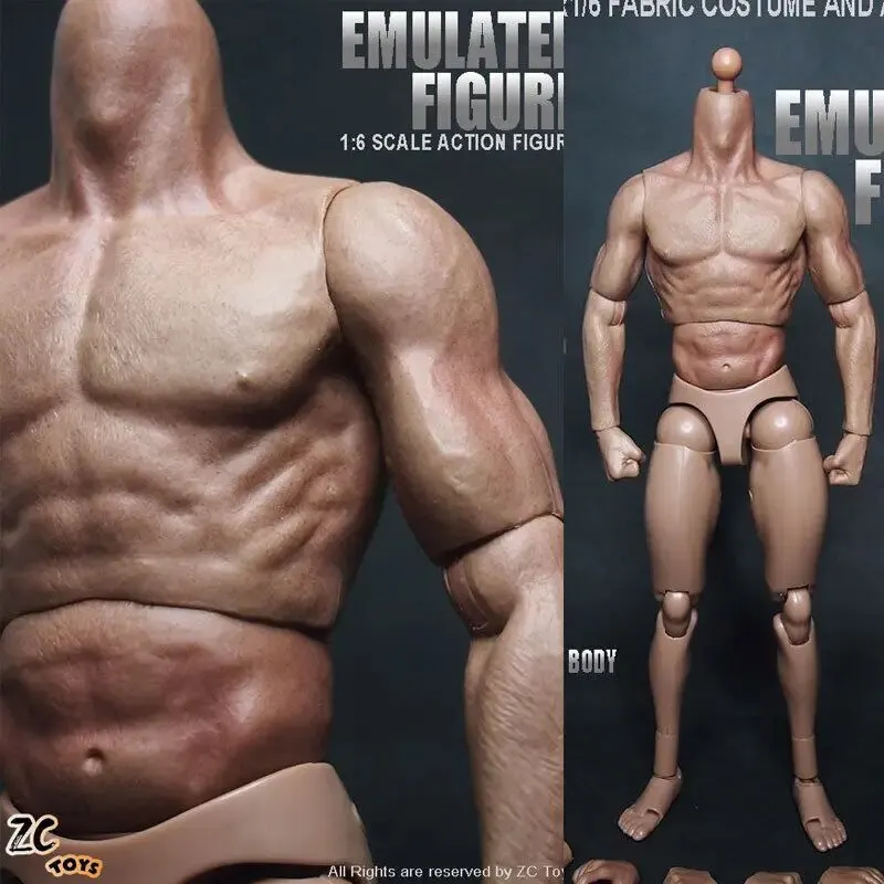 1/6 Scale Male Muscle Body S001 ZCtoys Like HTTTM19 12 Inch Military Solider - £34.50 GBP