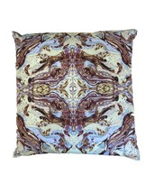 BANKE KUKU Cushion Home Delta Collection Royal Decorative Mint Size 18&quot; X 18&quot; - £56.93 GBP