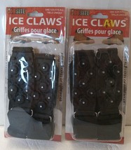 Jobsite Ice Claws Snow &amp; Ice Traction Cleats Crampons Grips Over Shoe Se... - £14.48 GBP