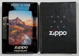 Zippo Lighter Virgin River Zion Majestic Views Marlboro Exclusive Ltd Ed New - £31.42 GBP